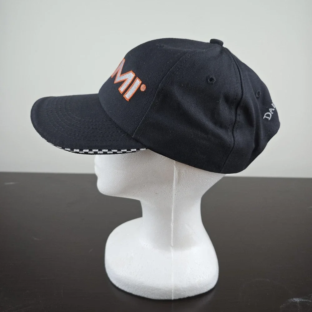 Vintage HEMI Daimler Chrysler Racing Stripe Brim Strapback Hat OSFA Made‎ In USA